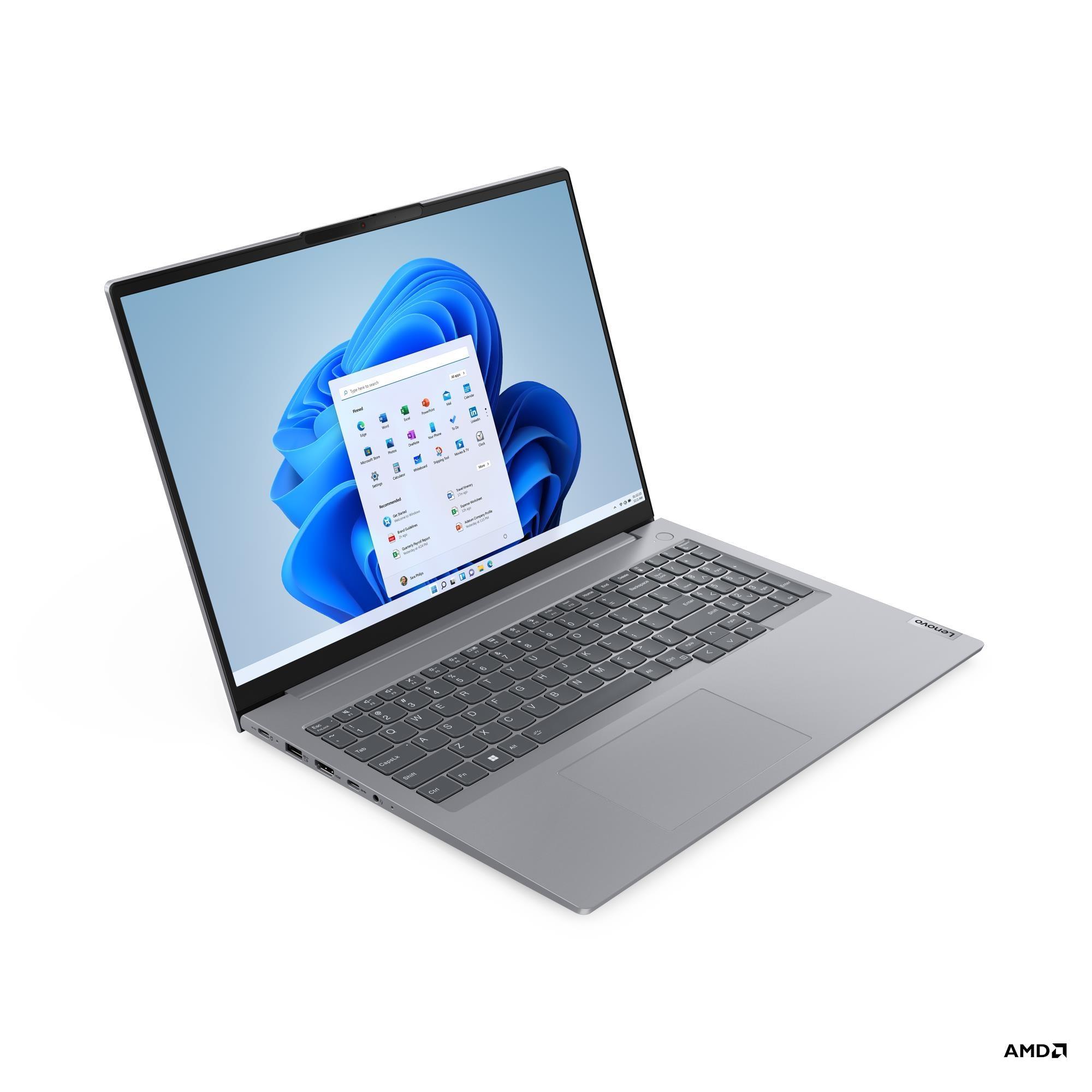 Lenovo ThinkBook 16 G6 ABP bærbar - Ryzen 3 7330U, 16 GB RAM, 256 GB SSD, Windows 11 Pro (RENOVERET)