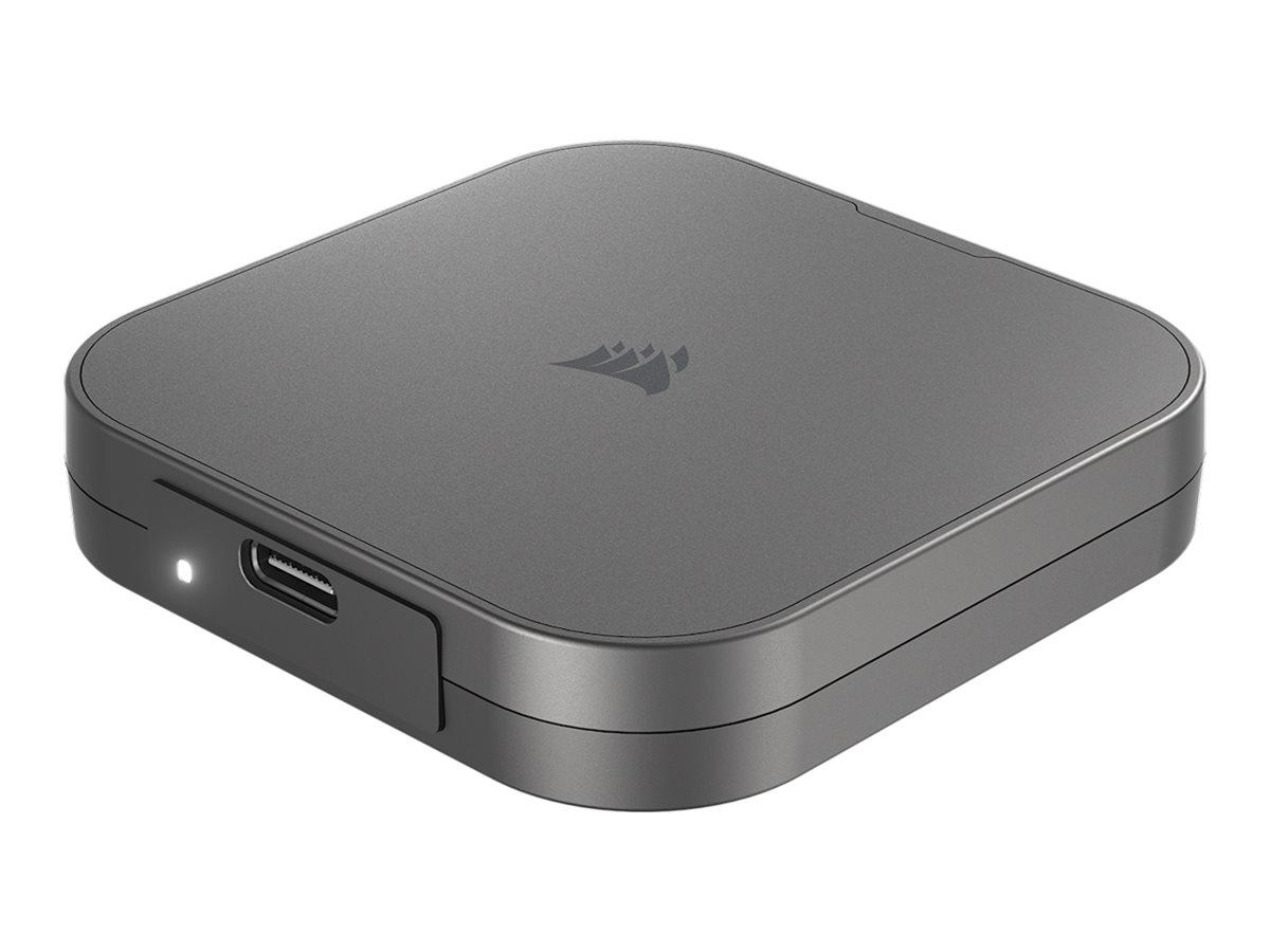 Corsair EX400U 2 TB ekstern SSD - USB4 (USB-C), metalgrå
