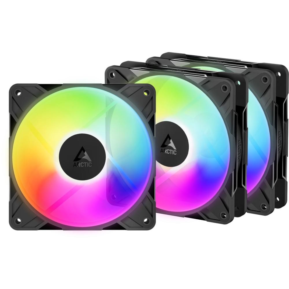 Arctic Cooling P14 Pro PC Kabinet Blæser - 140mm, Reverse Airflow, PWM, Sort - 3 stk.