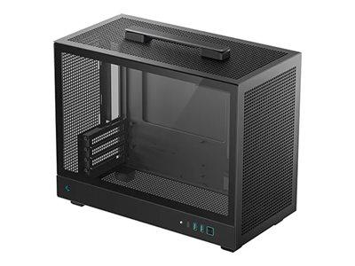 Deepcool CH160 Mini Tower PC Kabinet - Mini-ITX, Understøtter ATX / SFX, Maks. GPU 305mm - Sort