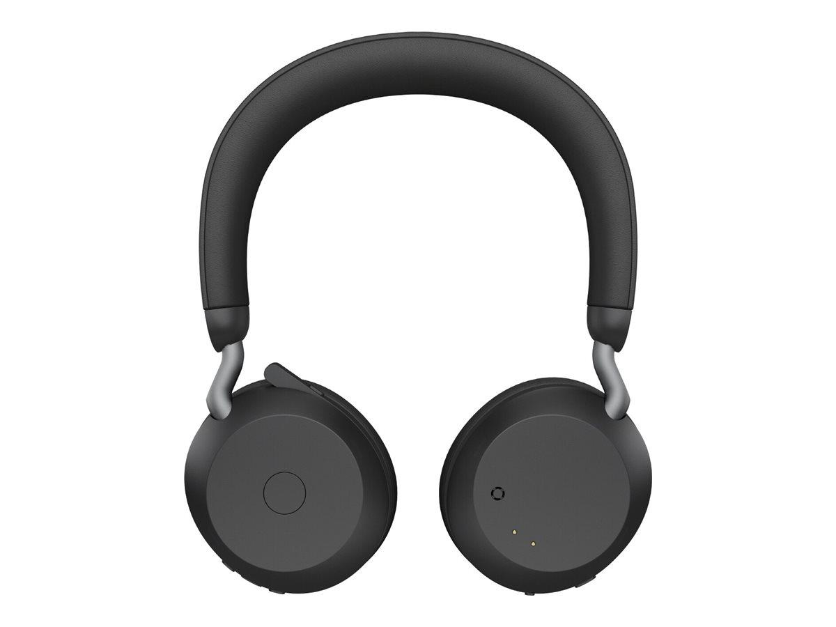 Høretelefoner Jabra Evolve2 75 trådløs - sort