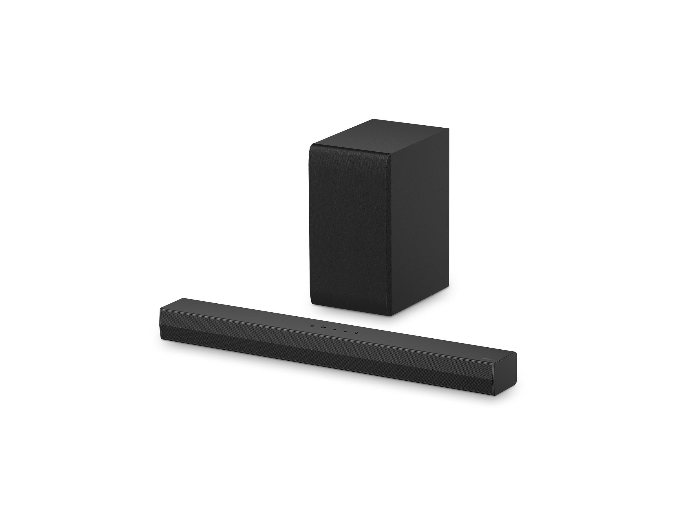LG S40T 2.1-kanals soundbar med trådløs subwoofer, Bluetooth, HDMI ARC og 300 W - sort