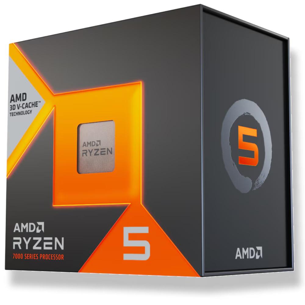 Processor AMD Ryzen 5 7500X3D 4,6 GHz 6 kerner AM5 (boks m/køler)