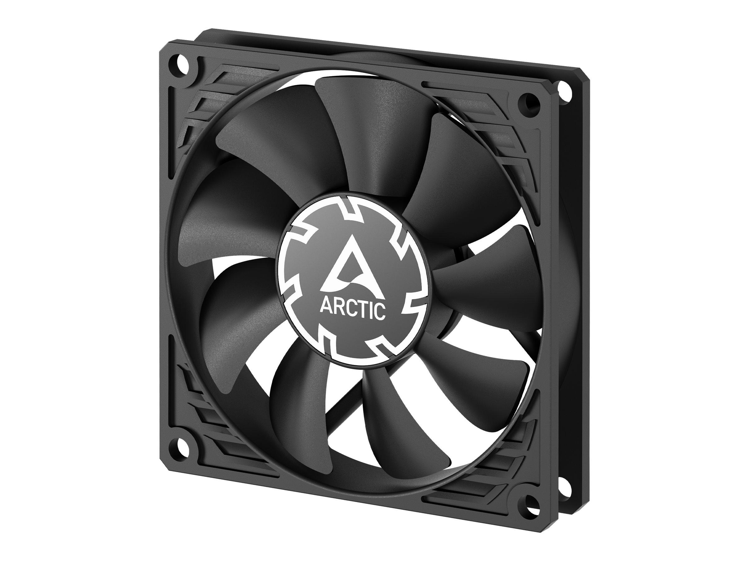 ARCTIC P8 Slim PWM PST - Indsats med blæser - lav profil, med kabelsplitter - 80 mm - sort