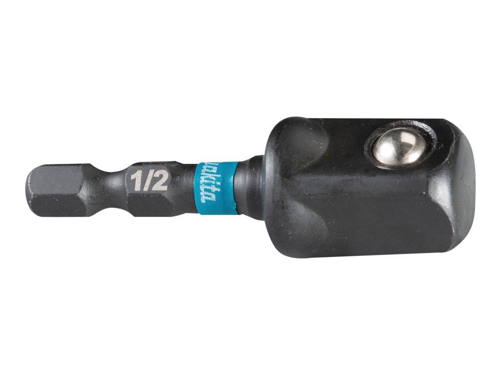 Makita Impact Black - Sokkeladapter - 1/2 - square - sekskantet - længde: 50 mm