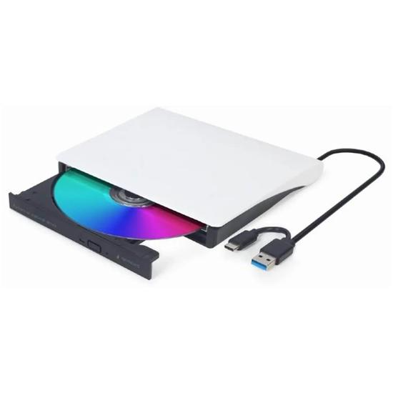 Gembird - Disk drev - DVD±RW (±R DL) / DVD-RAM - 8x - USB 3.1 Gen 1 - ekstern - sort
