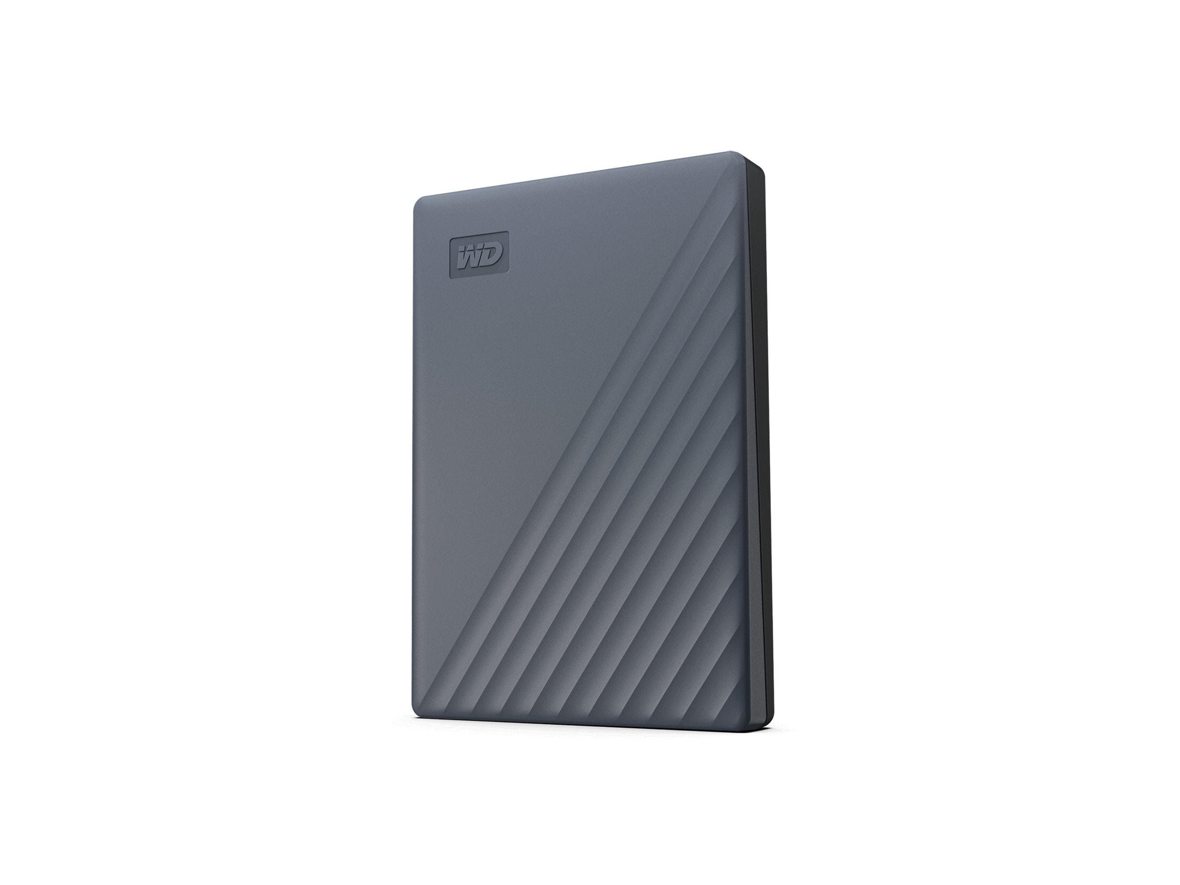 Ekstern harddisk Western Digital My Passport 2 TB USB 3.2 Gen 1 (USB-C) - silikonegrå