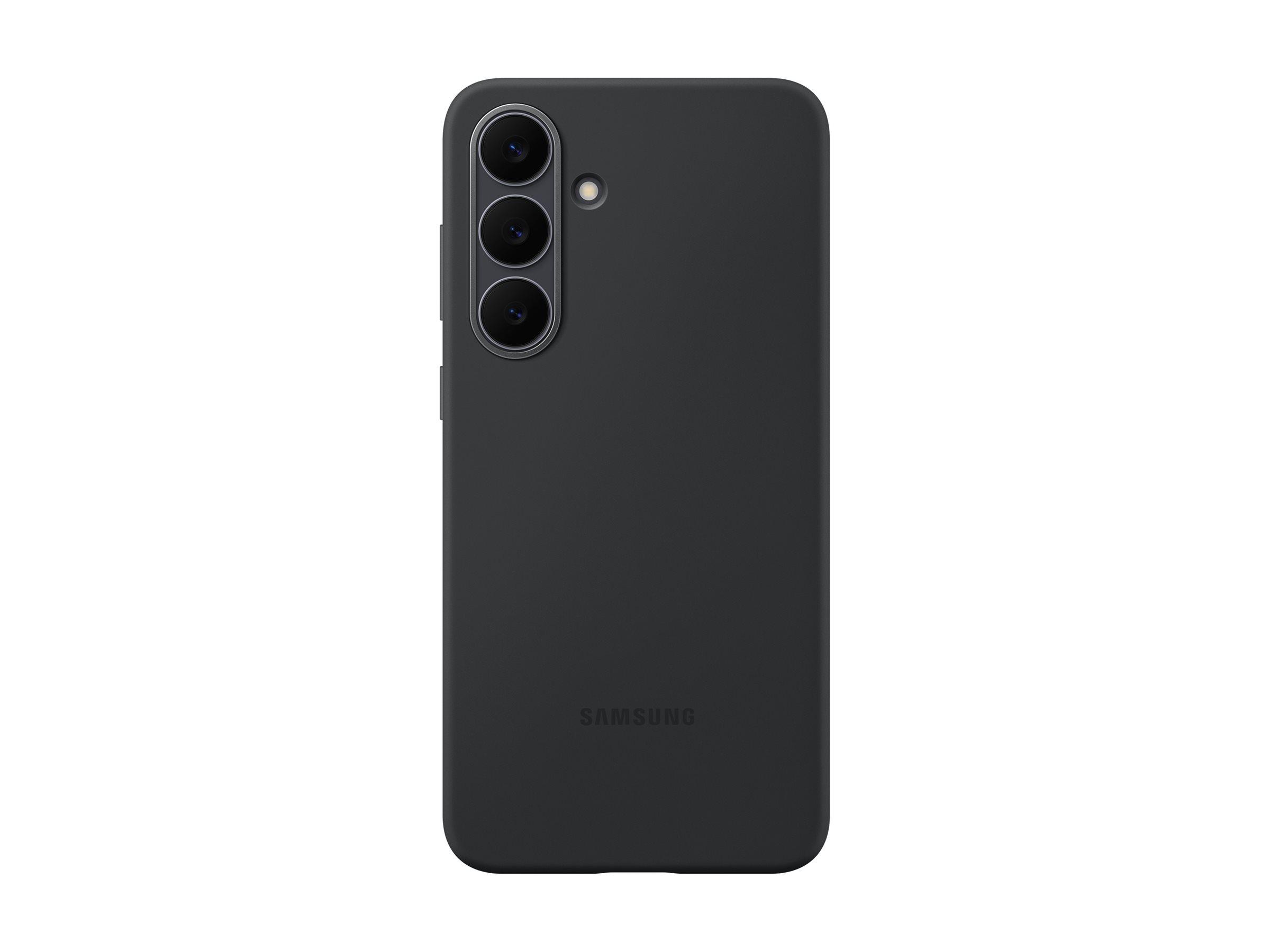 Samsung EF-PS731 - Bagsidecover til mobiltelefon - silicone, termoplastisk polyuretan (TPU), plastik - sort - for Galaxy S25 FE