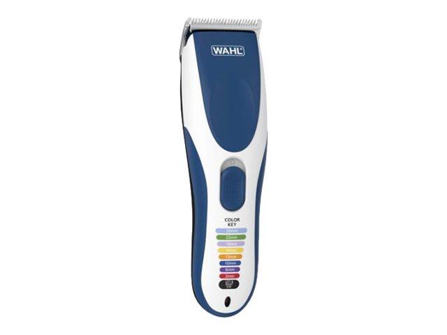 Hårklipper - Wahl Color Pro Cordless 09649-016, blå/hvid
