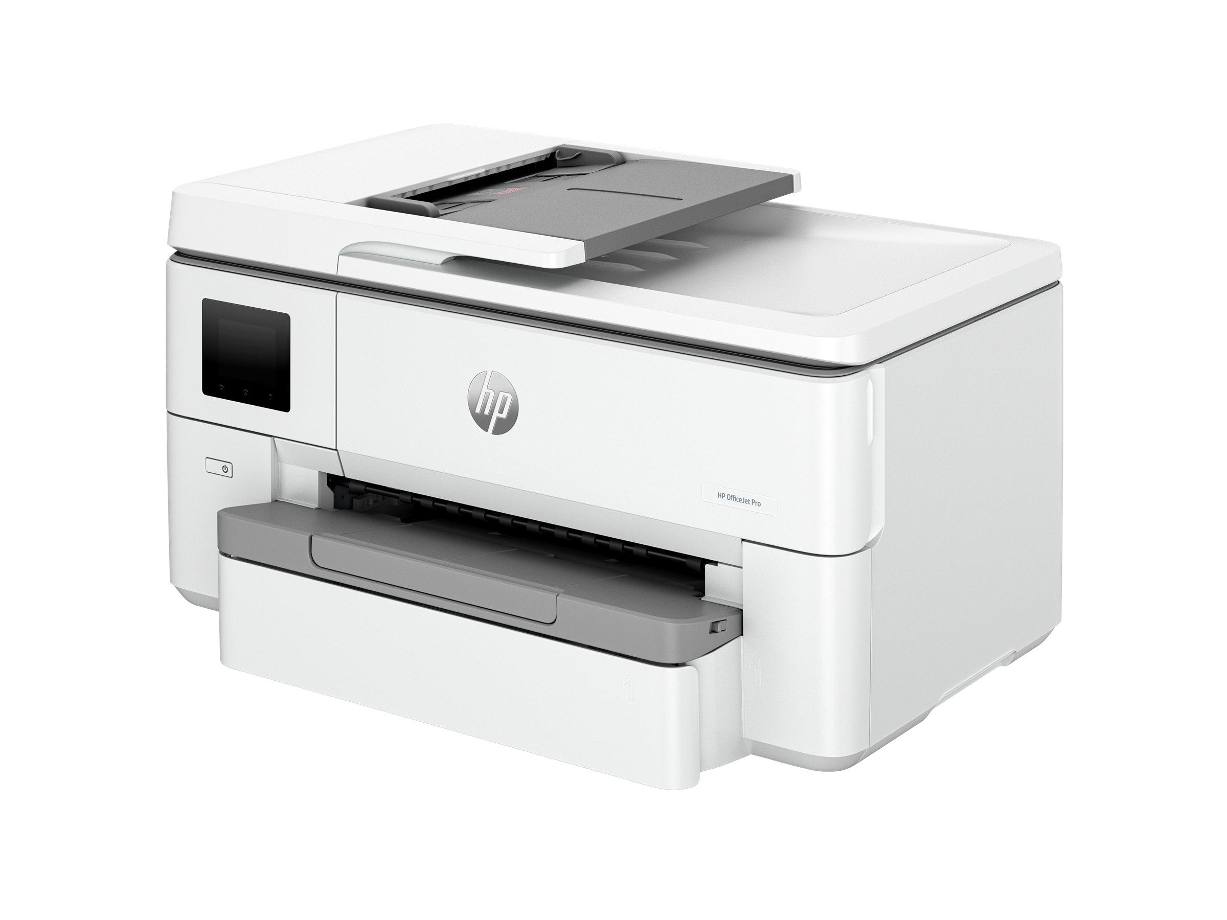 HP Officejet Pro 9720e Wide Format All-in-One - Multifunktionsprinter - farve - blækprinter - A3/Ledger (297 x 432 mm) (original) - A3 (medie) - op til 18 spm (kopiering) - op til 22 spm (udskriver) - 250 ark - USB 2.0, LAN, Wi-Fi(ac), Bluetooth - cement