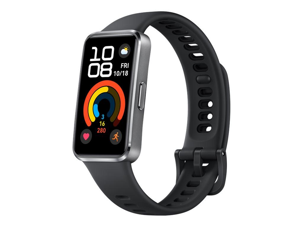 Huawei Band 10 aktivitetsarmbånd med 1,47" AMOLED-display og Bluetooth 5.0 - sort