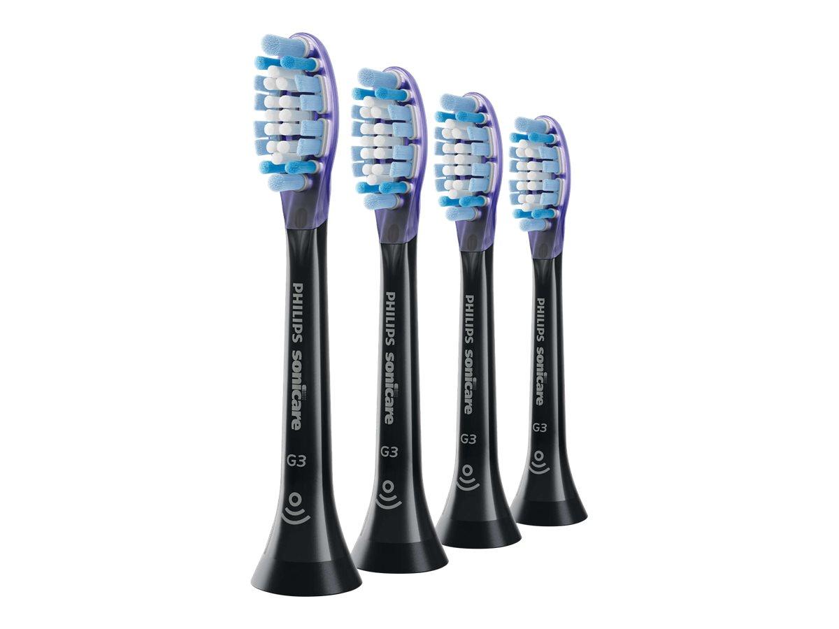 Tandbørstehoveder Philips Sonicare G3 Premium Gum Care HX9054/33 - 4 stk., sort