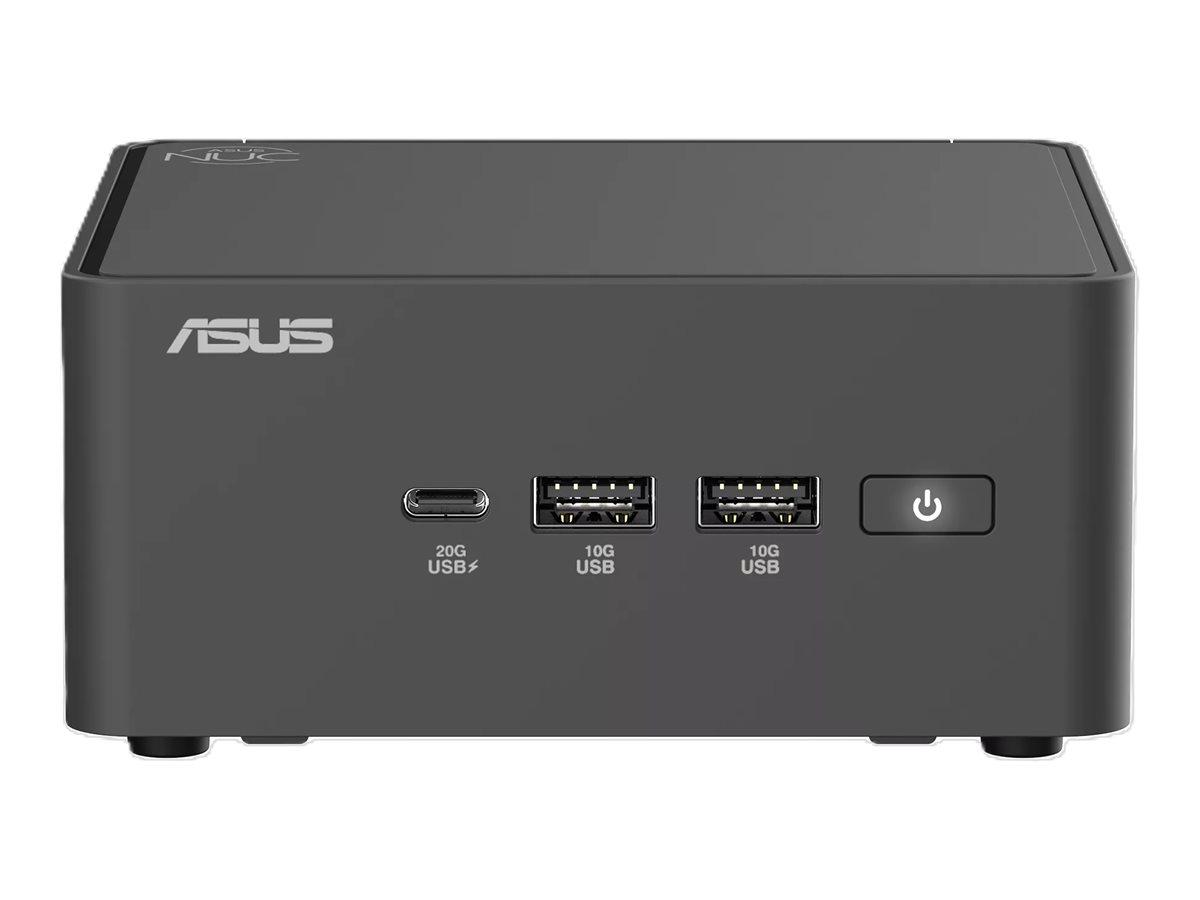 ASUS NUC 15 Pro RNUC15CRHI300002 - Barebone - mini PC 1 x Core 3 100U / op til 4.7 GHz - RAM 0 GB - Intel Graphics - Gigabit Ethernet, 2.5 Gigabit Ethernet, IEEE 802.11ax (Wi-Fi 6), Bluetooth 5.4, IEEE 802.11be (Wi-Fi 7) - sort