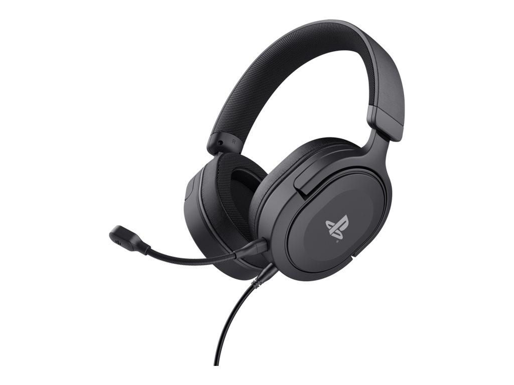 Høretelefoner med ledning Trust GXT 498 FORTA - sort