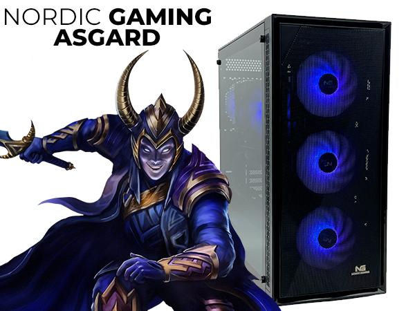Gaming PC Nordic Gaming Asgard Loke V4 - i5, 16 GB, RTX 5070, 1 TB SSD