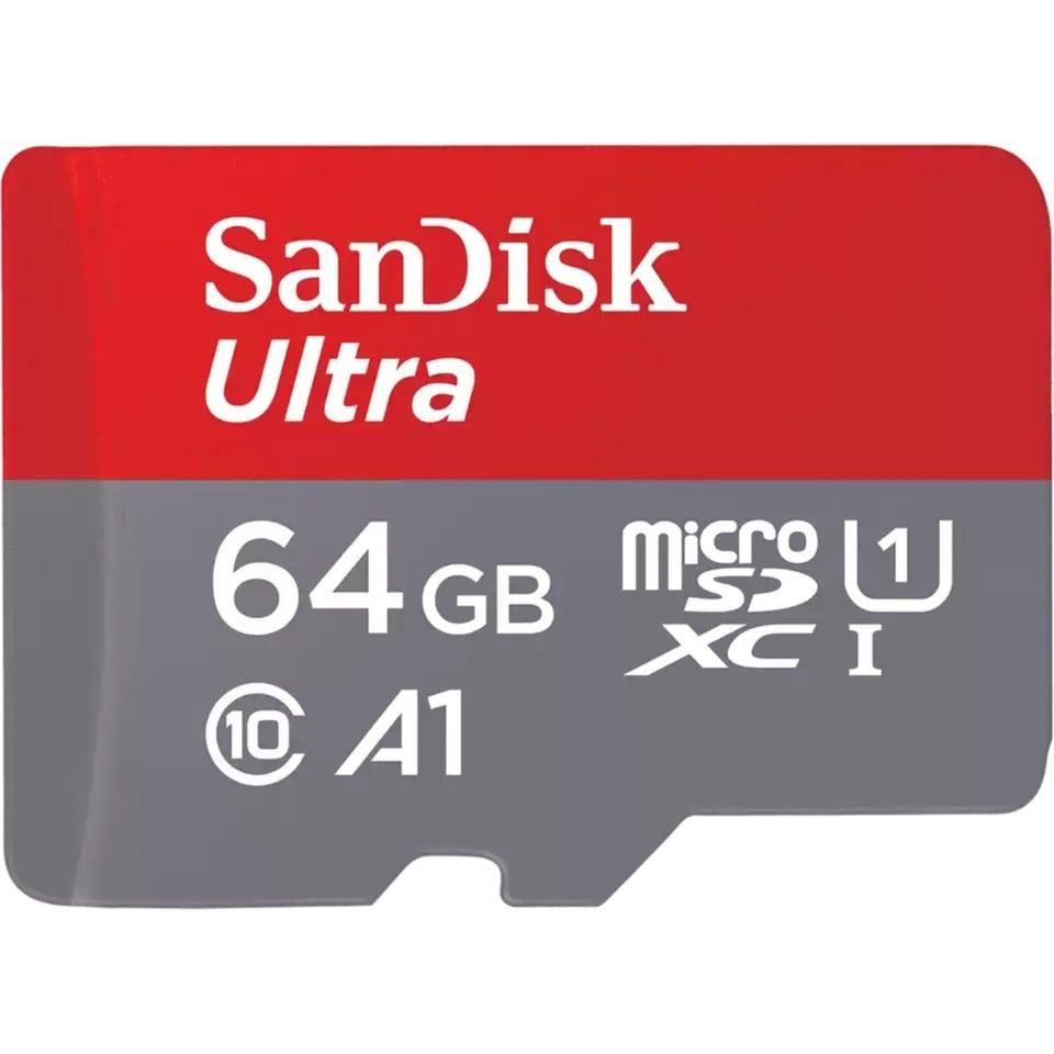 Hukommelseskort SanDisk Ultra microSDXC 64 GB (op til 140 MB/s)
