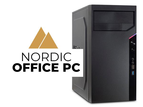 Stationær PC DTK Nordic Office AMD V2 - Ryzen 5, 16 GB, 1 TB SSD