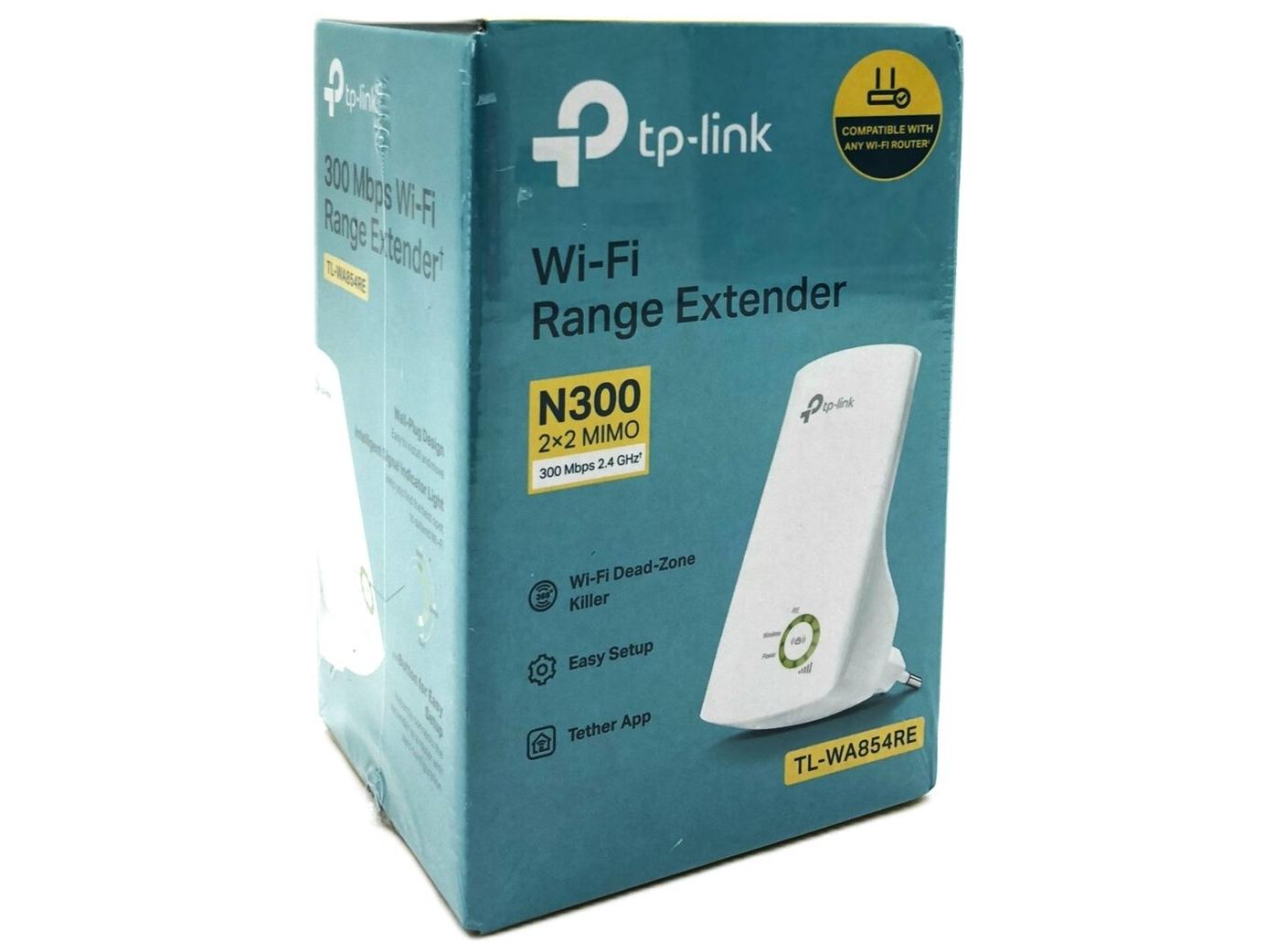 TP-Link TL-WA854RE 300Mbps Universal WiFi Range Extender - WiFi-rækkeviddeforlænger - Wi-Fi - 2.4 GHz