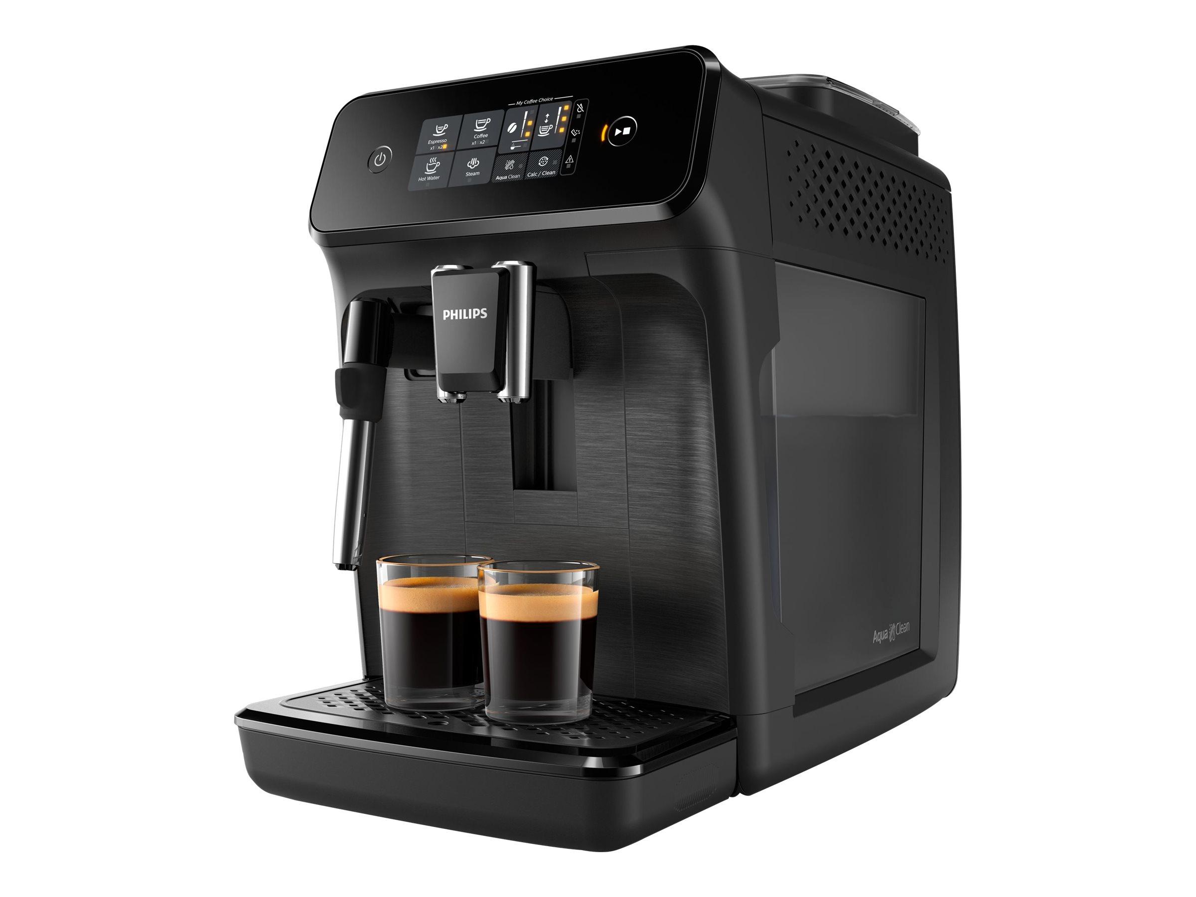 Philips Series 1200 EP1220 Kaffemaskine - Fuldt Automatisk, Keramisk Kværn, 12 Indstillinger, 1.8L Vandtank (Inkl. AquaClean Filter)
