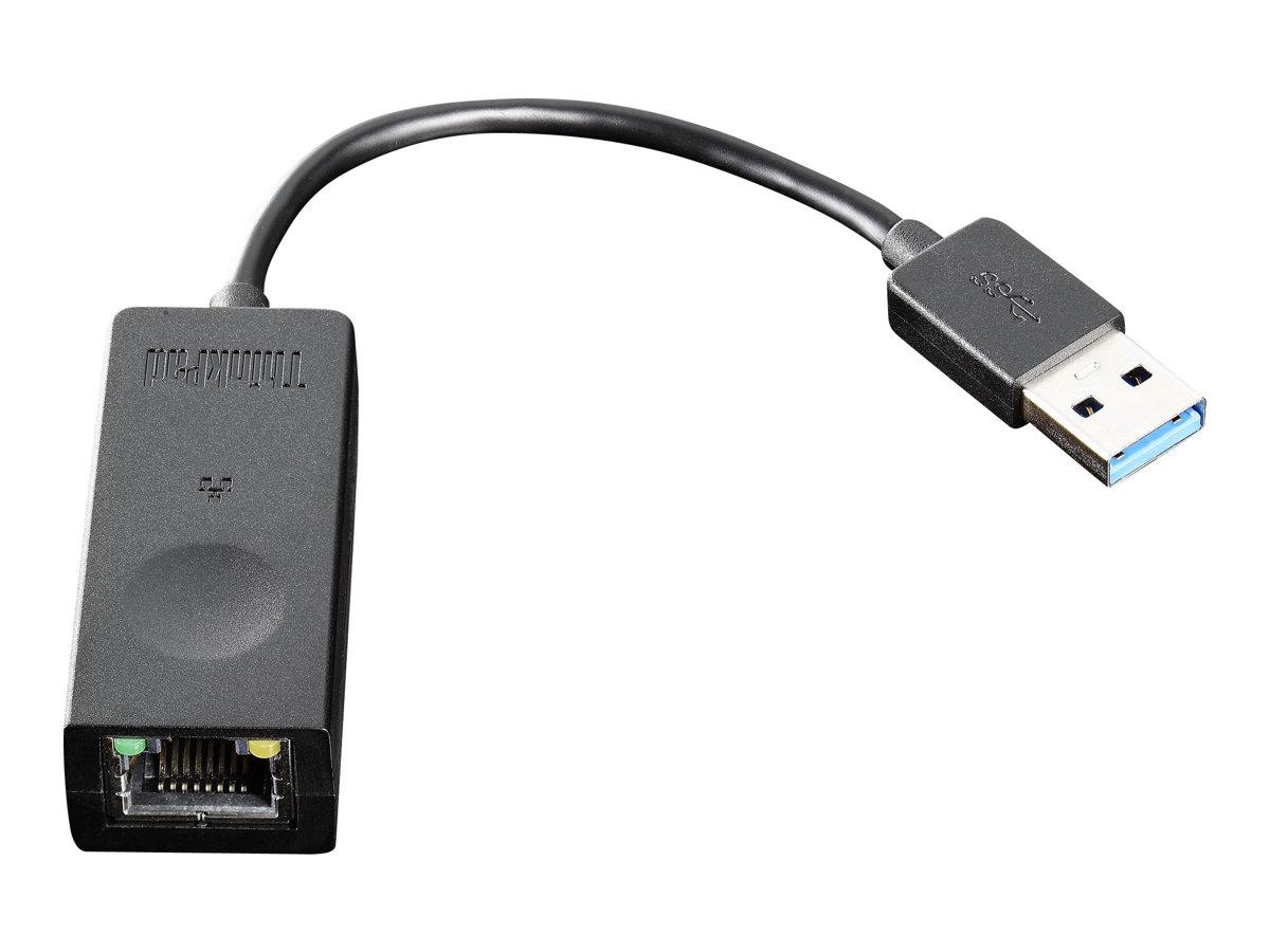 Lenovo ThinkPad USB 3.0 Ethernet adapter - Netværksadapter - USB 3.0 - Gigabit Ethernet - for ThinkPad T16 Gen 4 21QN ThinkSmart Hub 11H1