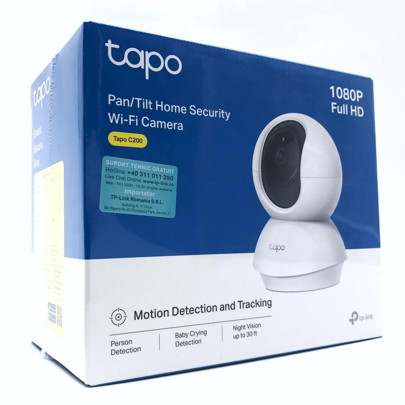 Overvågningskamera Wi-Fi TP-Link Tapo C200 1080p pan/tilt