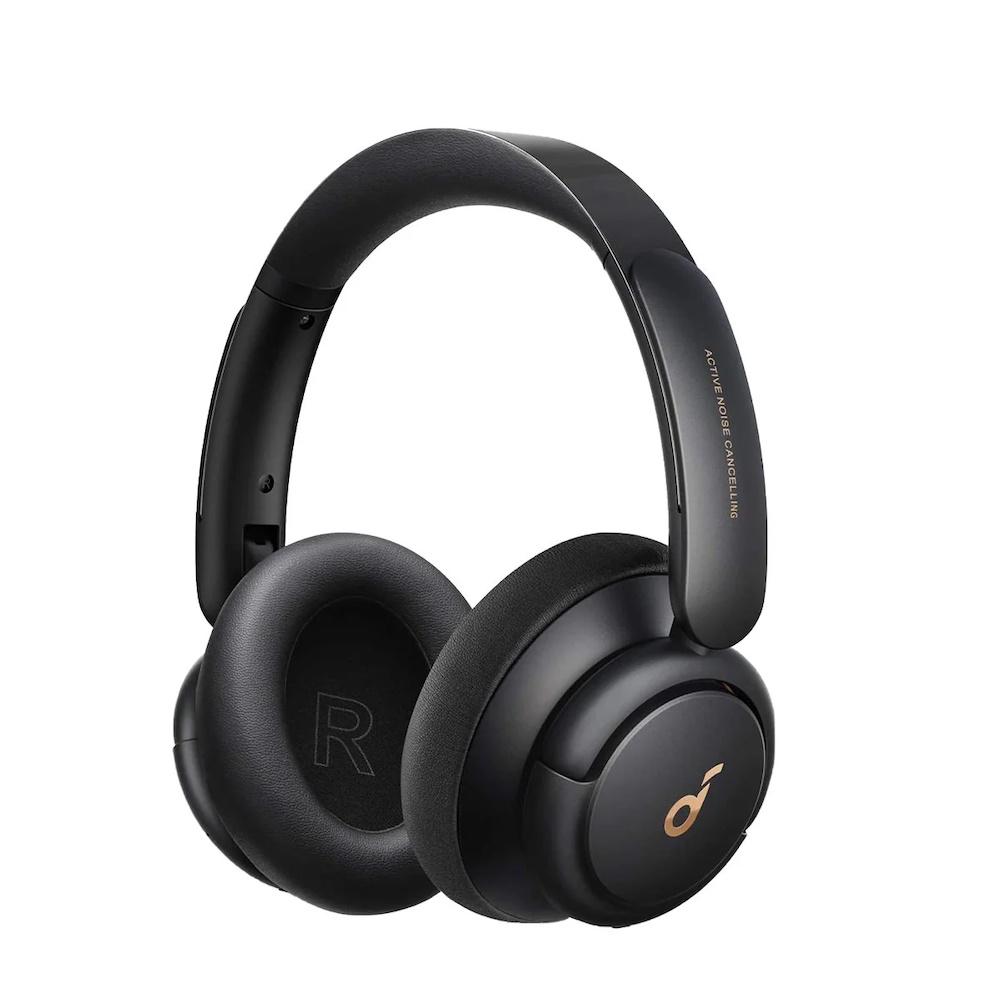 Soundcore Life Q30 - Hovedtelefoner med mik. - fuld størrelse - Bluetooth - trådløs, kablet - NFC - aktiv støjfjerning - 3,5 mm jackstik - sort