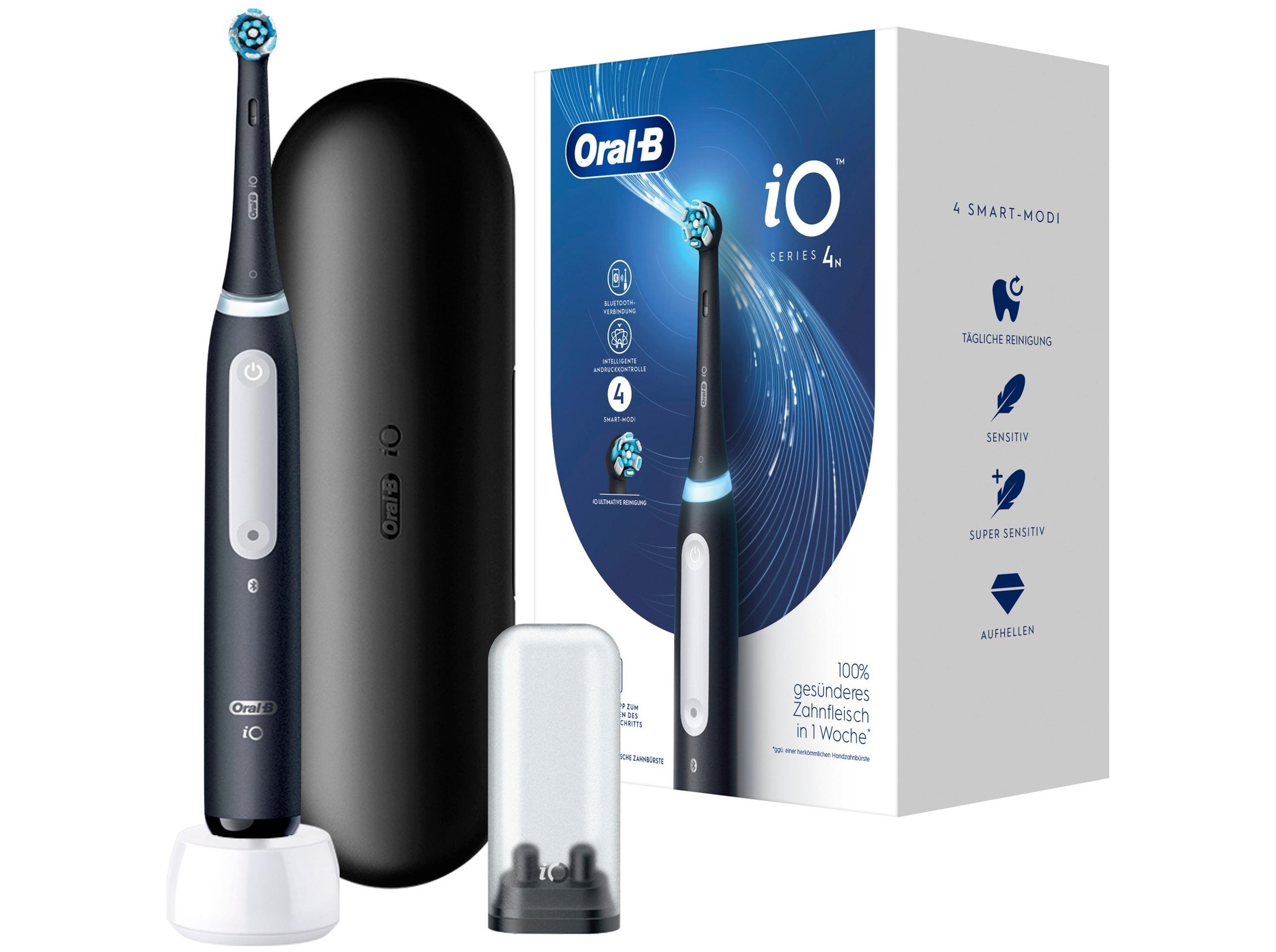 Elektrisk tandbørste Oral-B iO Series 4 med rejseetui - mat sort