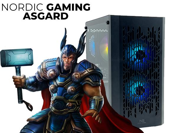 Gaming PC Nordic Gaming Asgard Thor - Ryzen 5, 16 GB, RX 9060 XT 8 GB, 1 TB SSD