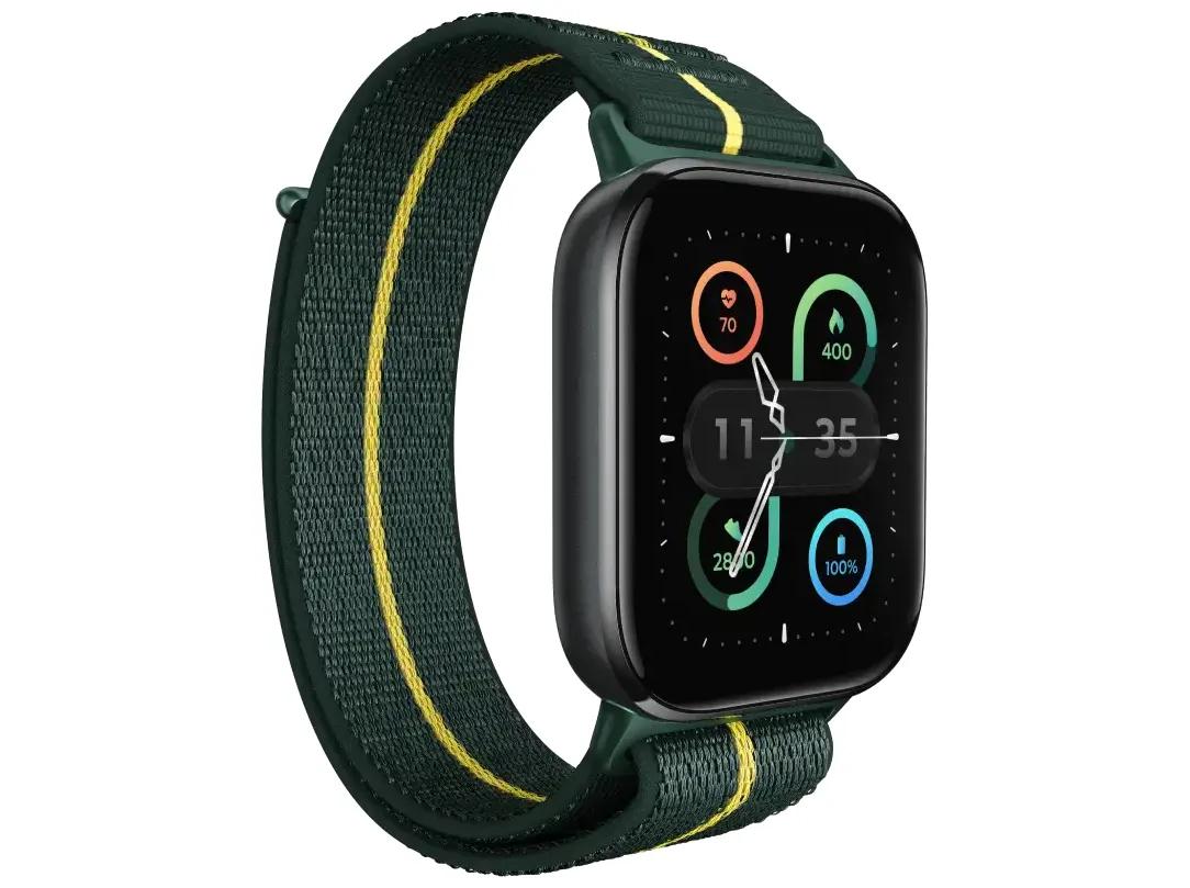 Motorola Moto Watch Fit Smartwatch - 1.9", 44mm, GPS, 100+ Sportstilstande - Grøn