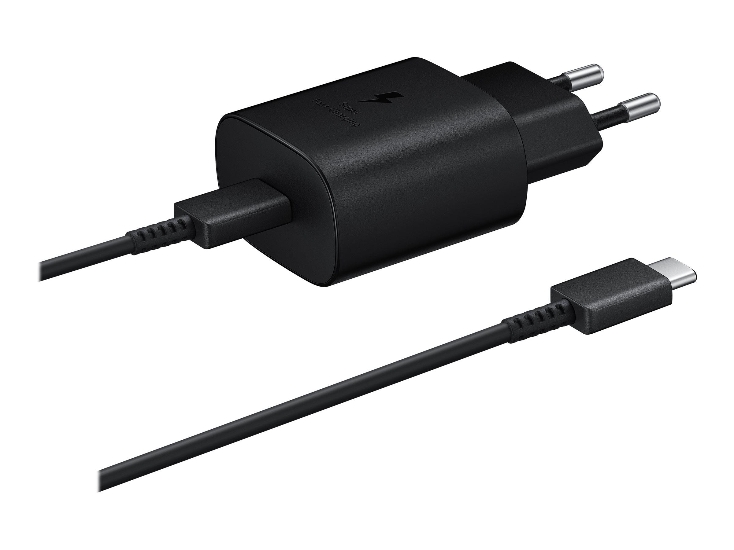 USB?C vægoplader 25 W - Samsung Super Fast Charge - sort