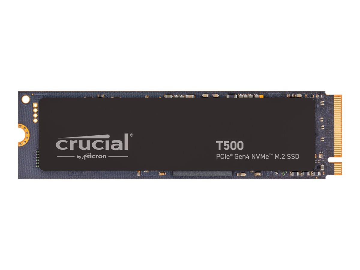 Crucial T500 1 TB M.2 NVMe SSD - intern PCIe 4.0 solid state-drev