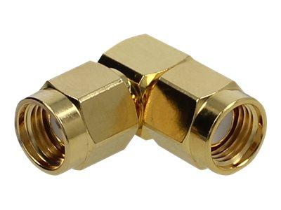 Delock vinklet antennekobling RP-SMA stik til RP-SMA stik, guldbelagt