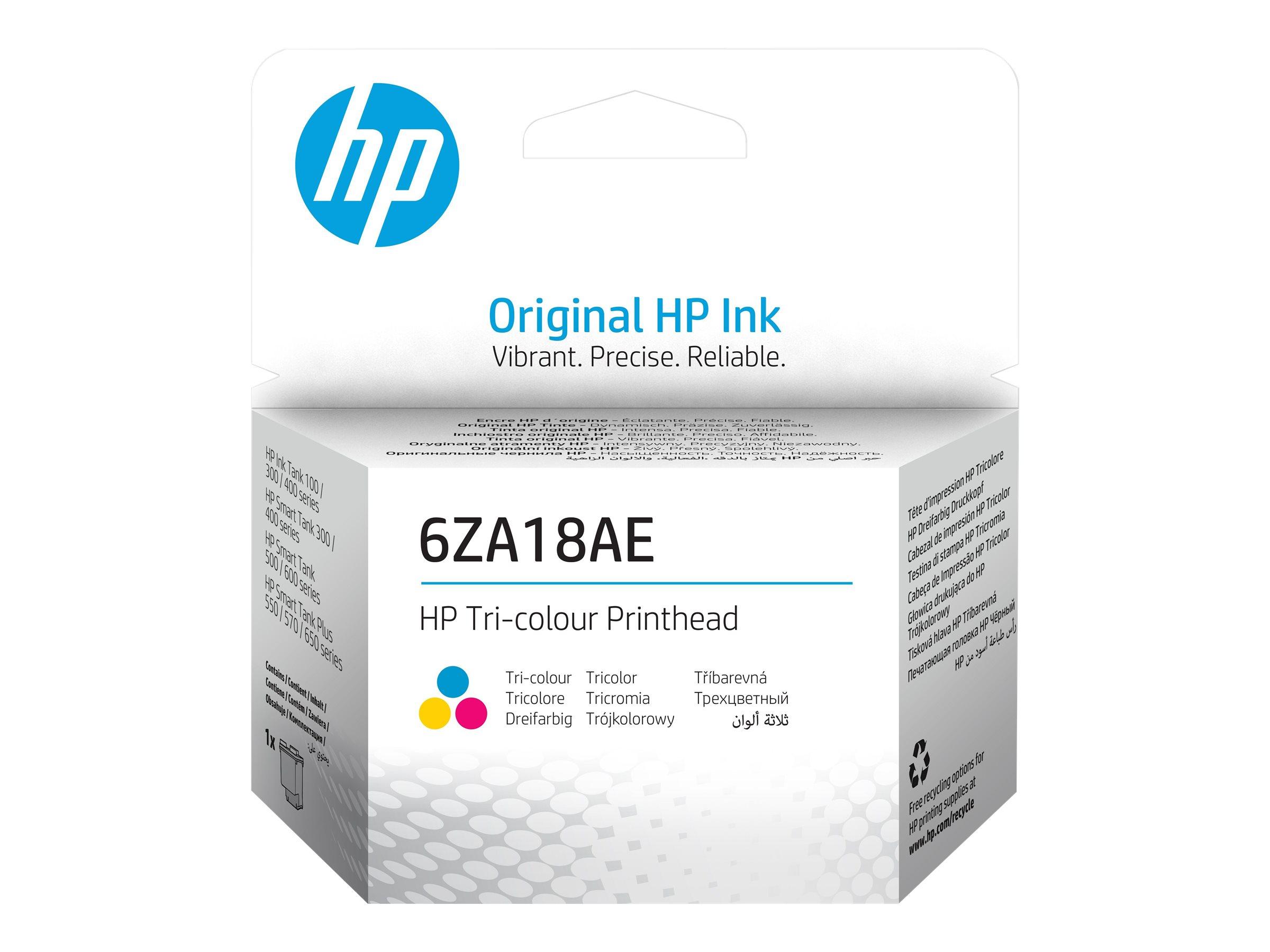HP - Farve (cyan, magenta, gul) - printhoved - for Ink Tank 11X Smart Tank 5105, 51X, 67X Smart Tank Plus 55X, 57X Smart Tank Wireless 51X