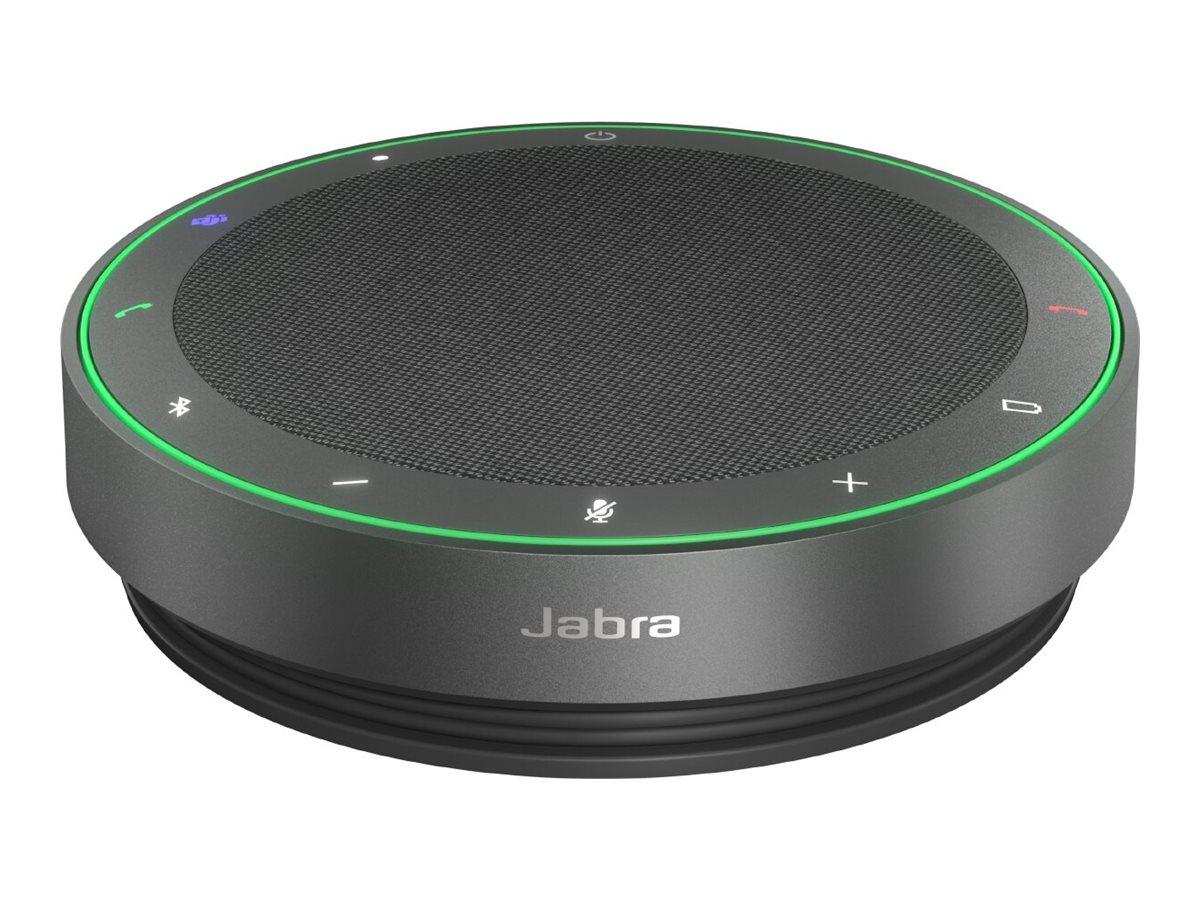 Jabra Speak2 75 MS - Konferencetelefon håndfri - Bluetooth - trådløs - USB-A, USB-C - mørkegrå - Certified for Microsoft Teams Rooms, Optimized for Microsoft Teams, Microsoft Swift Pair Certified