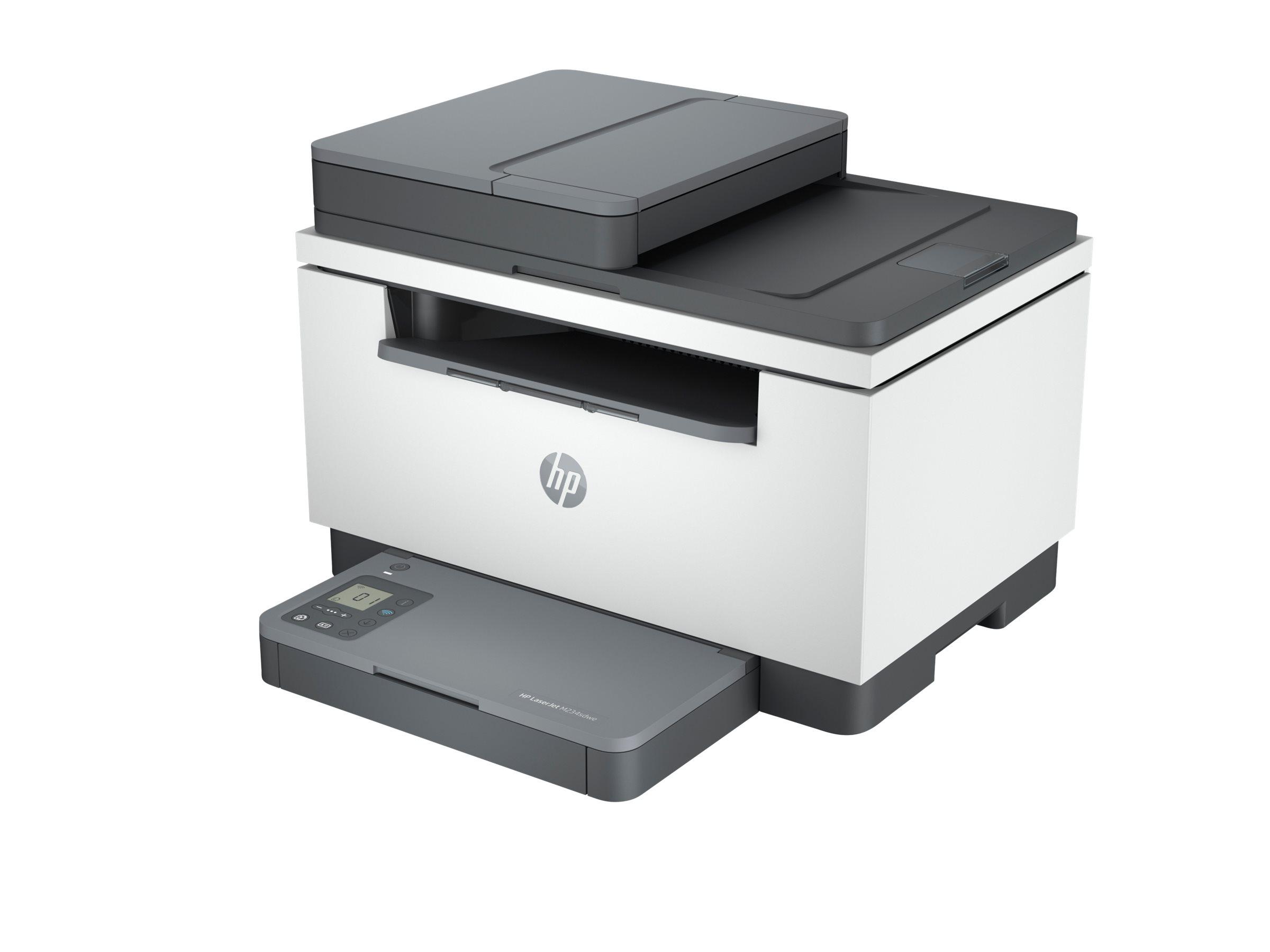 HP LaserJet MFP M234sdw - Multifunktionsprinter - S/H - laser - Legal (216 x 356 mm) (original) - Legal (medie) - op til 29 spm (kopiering) - op til 29 spm (udskriver) - 150 ark - USB 2.0, LAN, Wi-Fi(n), Bluetooth
