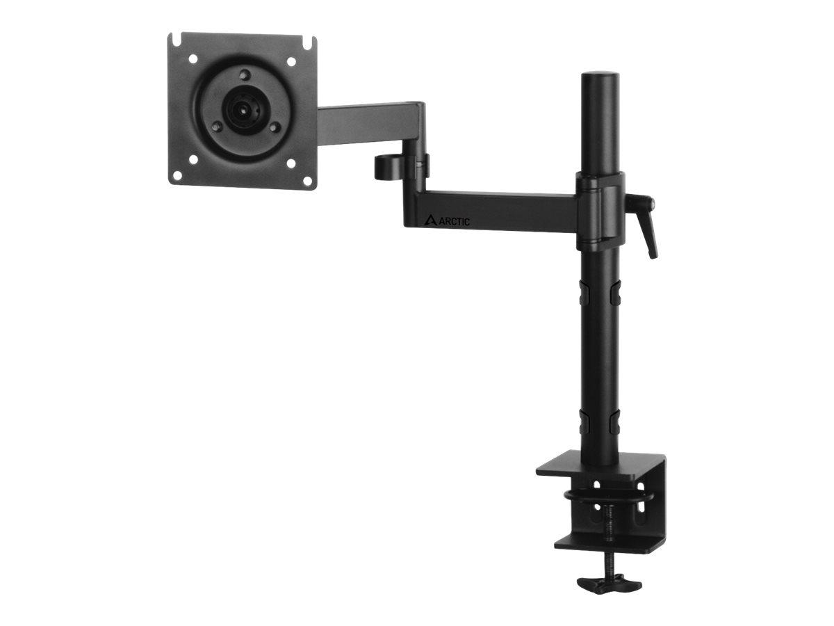 ARCTIC X1 skærmarm til skrivebord - mat sort, op til 43" / 49" ultrabred, VESA 75x75/100x100