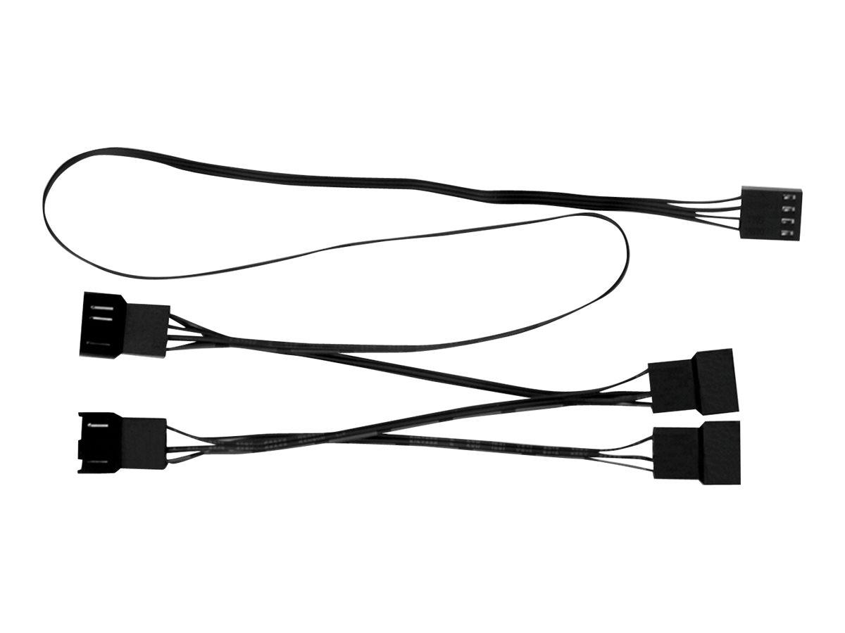 ARCTIC PST Cable Rev.2 - Forlængerkabel til blæserstrøm - 4 pin PWM (han) til 4 pin PWM (hun) - 70 cm - sort