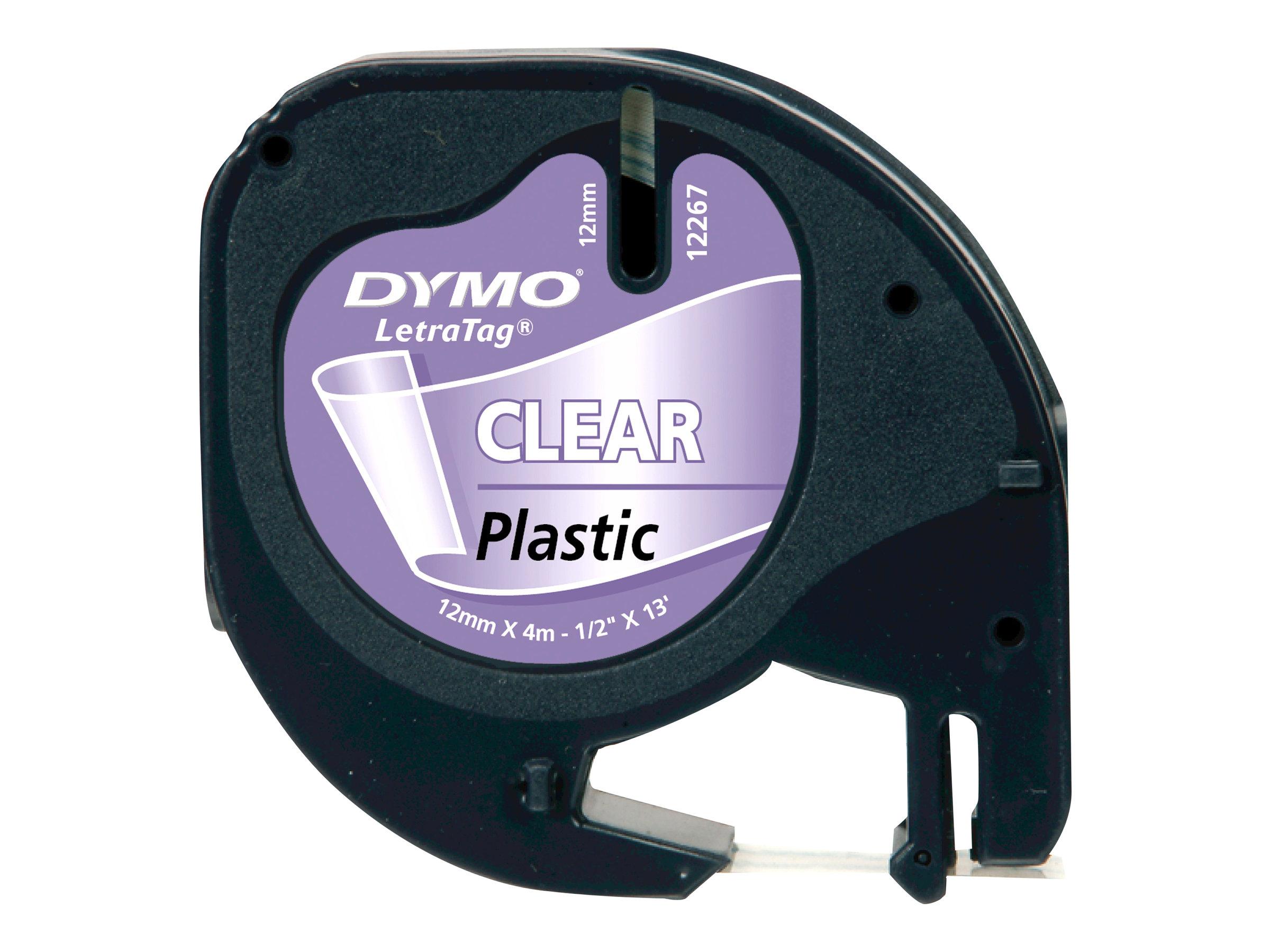 Etikettape gennemsigtig DYMO LetraTag 12 mm x 4 m