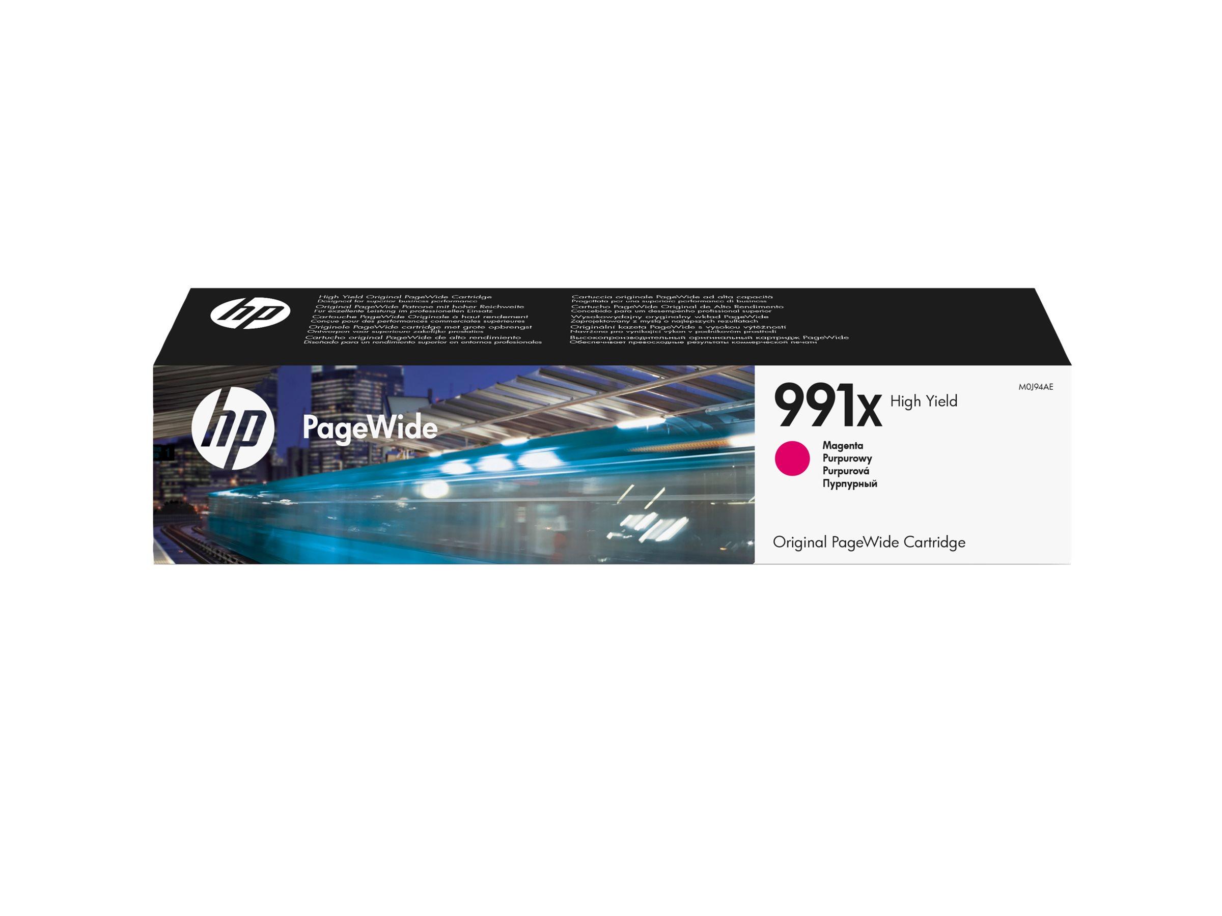 HP 991X - 187 ml - Højtydende - magenta - original - PageWide - blækpatron - for PageWide Color 755 PageWide Managed P77740, P77760 PageWide Pro 750, 772, 777
