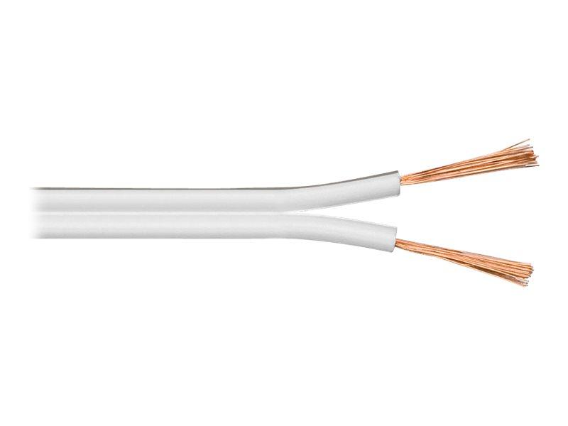 Højttalerkabel Goobay bulk 0,75 mm2 10 m - hvid