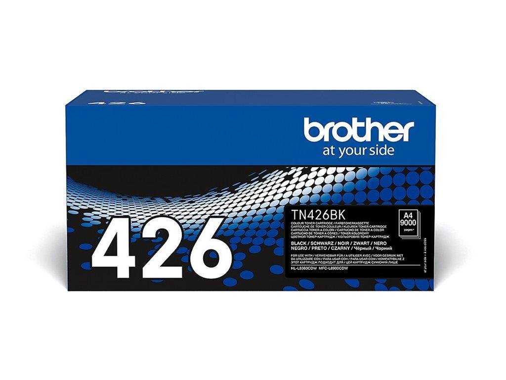 Brother TN426BK sort original tonerpatron - Super Jumbo, op til 9000 sider til laserprinter
