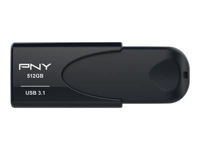 USB stik PNY Attaché 4 512 GB USB 3.1 - sort