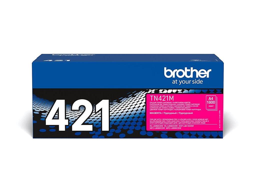 Toner til printer - Brother TN-421M magenta, 1.800 sider