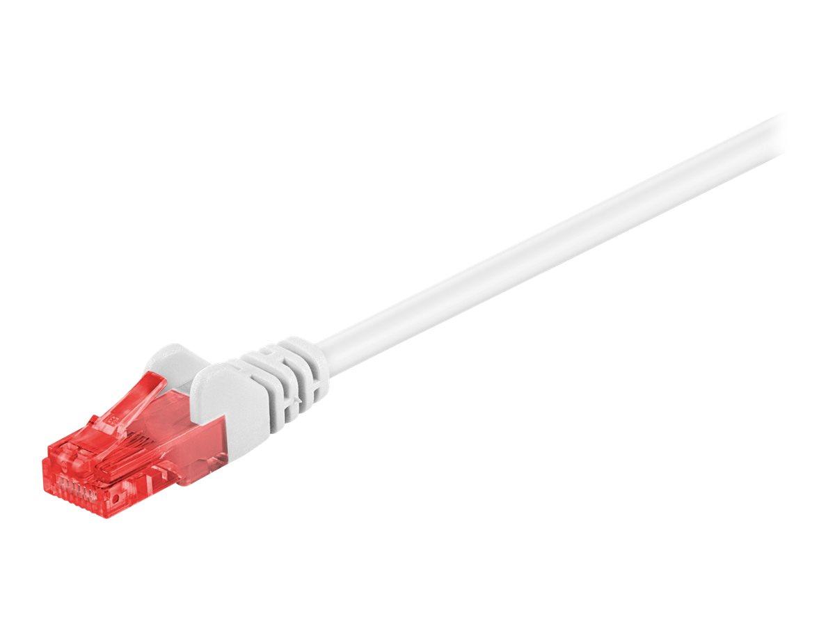 Netværkskabel CAT 6 - Goobay U/UTP 0,5 m hvid
