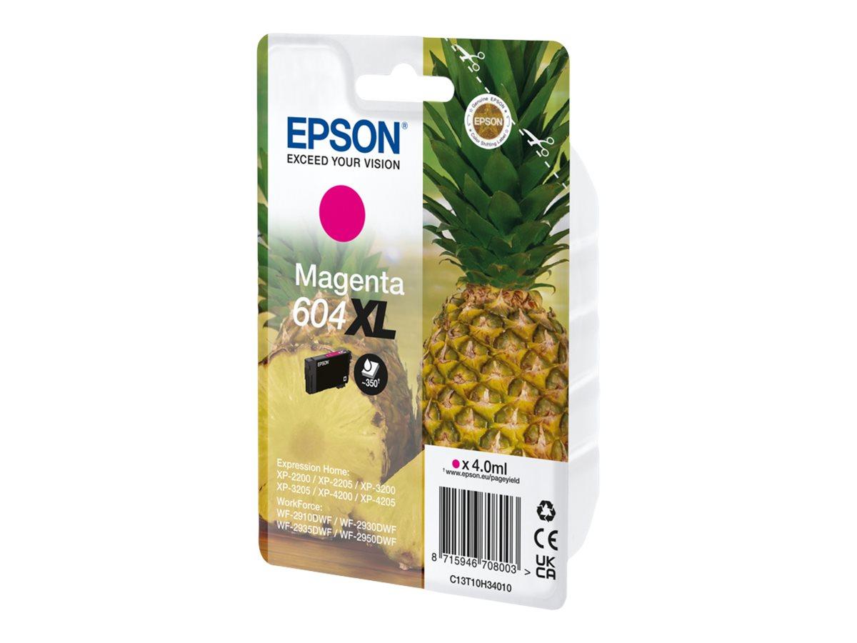 Blækpatron magenta Epson 604XL - 4 ml - op til 350 sider