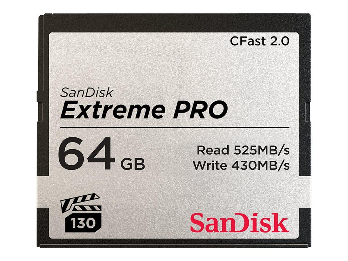 Hukommelseskort SanDisk Extreme Pro CFast 2.0 64 GB - 525 MB/s