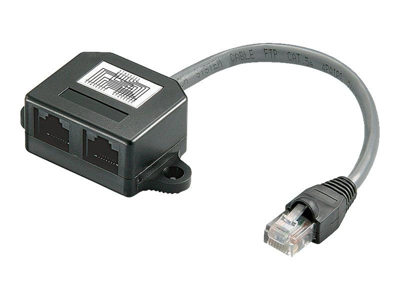 Netværkssplitter Goobay CAT 5 RJ-45 - 15 cm