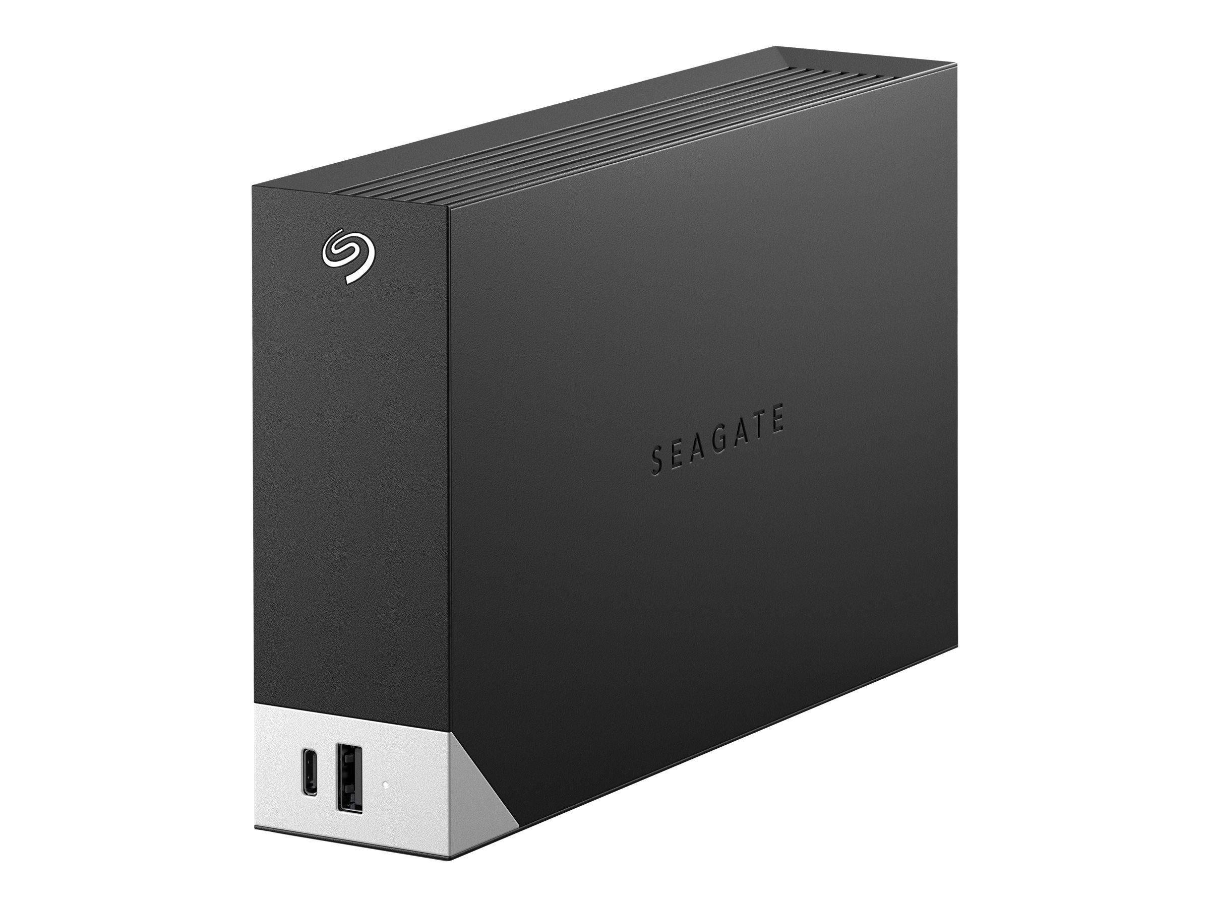 Ekstern harddisk Seagate One Touch with hub 8 TB USB 3.0 (sort)