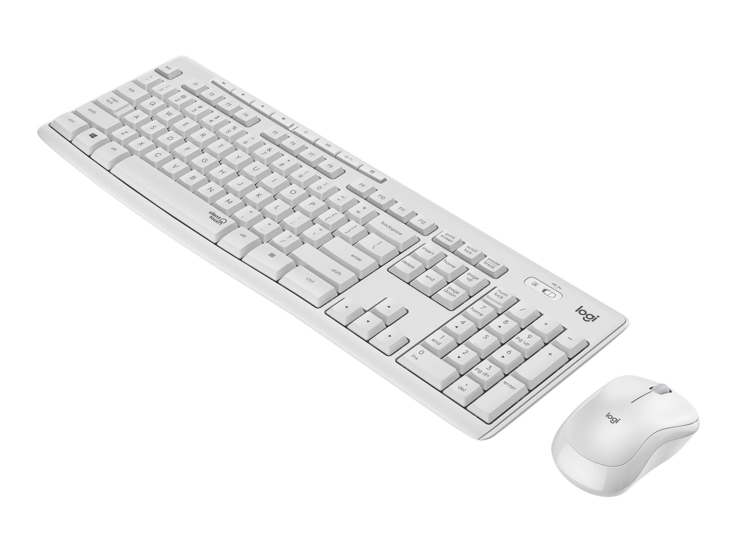 Logitech - MK295 Silent Wireless Combo Keyboard & Mouse set - Nordic Layout Tastatur - GEEKD.dk