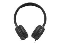 Høretelefoner JBL Tune 500 med kabel - sort